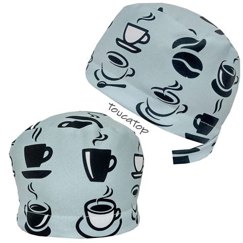 Gorro Cir Rgico X Caras De Caf Azul Toucatop Toucas Cir Rgicas