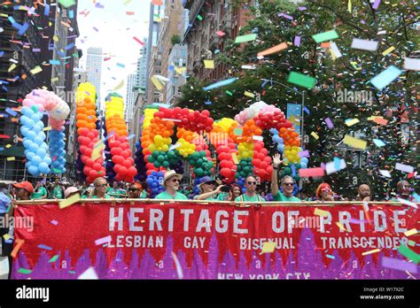 New York City New York Usa 30th June 2019 Parade Participates