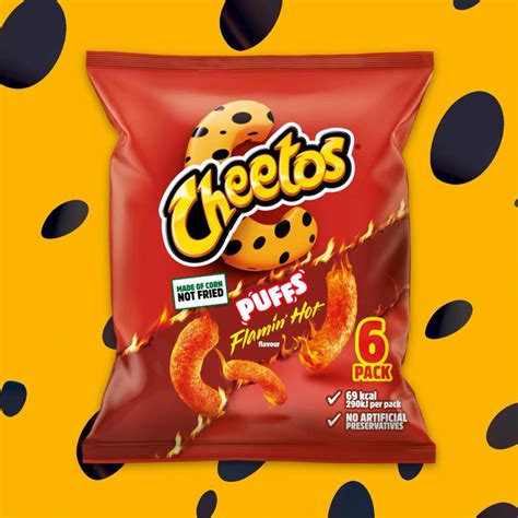 Cheetos Flamin Hot Puffs 6 Pack Delivered To Australia Price History