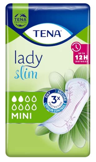 Tena Lady Slim Mini Cienkie Wk Adki Urologiczne Podpaski Na