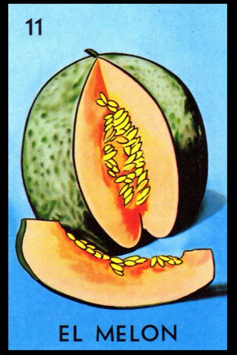 Buy El Melon La Loter A Card See Inside All Mexicana Loteria