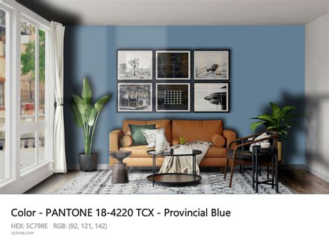 About PANTONE 18 4220 TCX Provincial Blue Color Color Codes