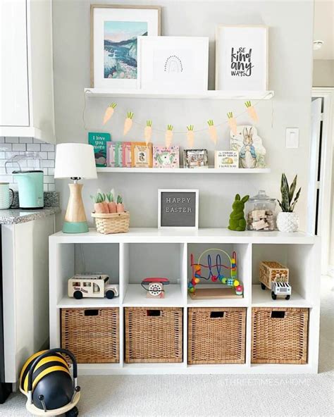 Toy Shelves Filled With Woven Baskets Soul Lane