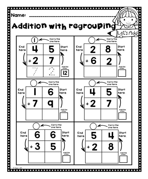 Adding Without Regrouping Worksheet