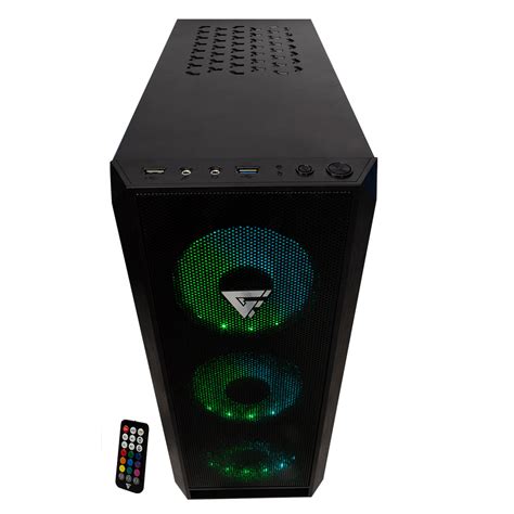 Gabinete Game Factor Csg Atx Malla Usb Vent Mm Argb