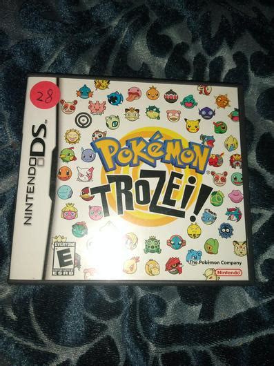 Pokemon Trozei Item Box And Manual Nintendo DS