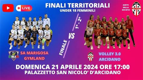 Finali Territoriali Centro Sardegna U F Finale Sa Marigosa Gymland