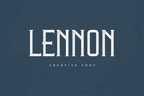 Lennon Font by vladfedotovv · Creative Fabrica