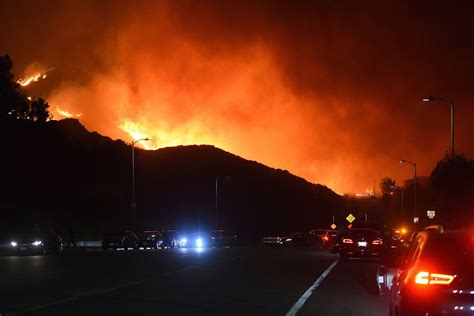 Saddleridge Fire Prompts Thousands Of Evacuations In LA