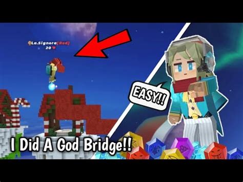 I Did God Bridge In Bedwars Blockman Go Youtube