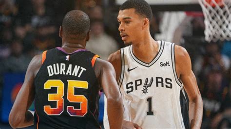 Kevin Durant Vs Victor Wembanyama First Matchup Thriller In Phoenix