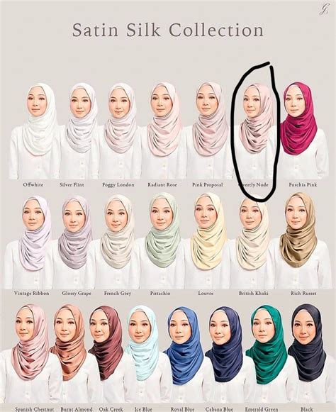 Guzel Kl Satin Silk Shawl In Overtly Nude Women S Fashion Muslimah Fashion Hijabs On Carousell