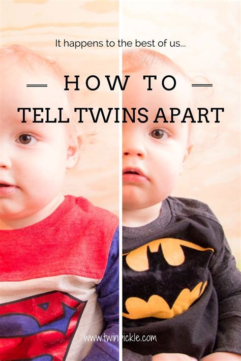 How To Tell Twins Apart Raising Twins Twin Mom Newborn Twins