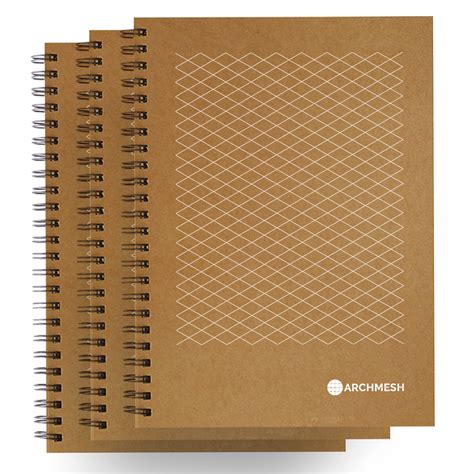 Archmesh B Isometric Grid Notebook Dot Isometric Square Grid