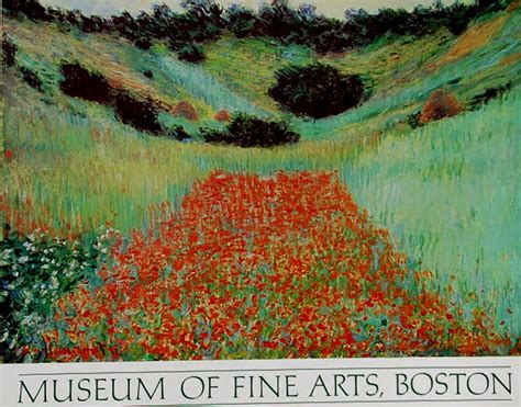 Monetpoppy Field In A Hollow Near Giverny X Museum Boston