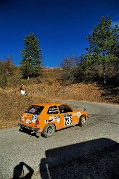 Honda Civic Of 1975 26th Rallye Monte Carlo Historique 2024 Editorial