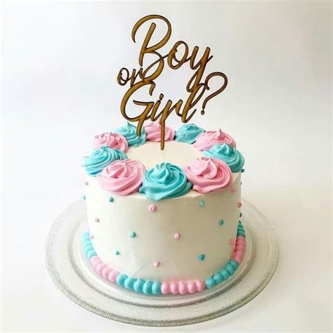 Lista 98 Foto Gender Reveal Cake Pasteles Para Revelacion De Genero