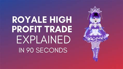 How To Profit Trade In Royale High Youtube