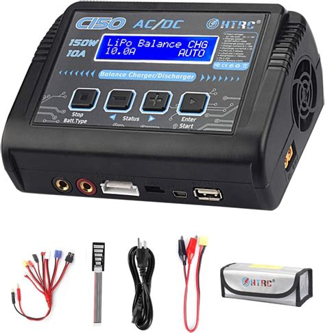 HTRC C150 LiPo Charger RC Battery Balance Discharger 150W 10A 1 6S AC