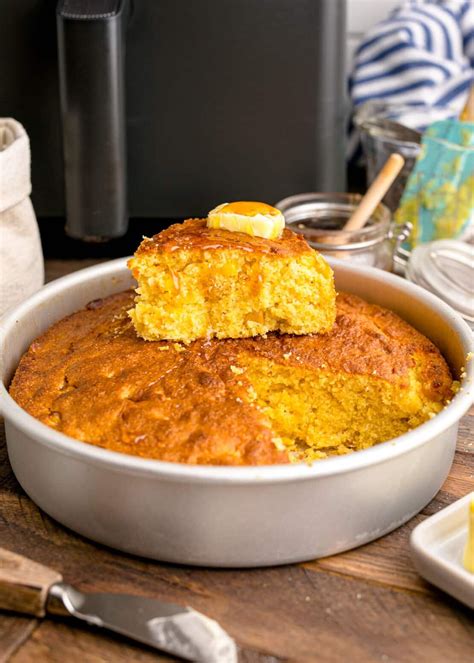 Air Fryer Cornbread Easy Homemade My Air Fryer Kitchen