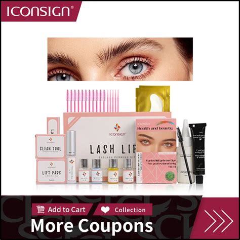 Iconsign Upgrade Version Lash Lift Kit And Lash Brow Dye Tint Kit