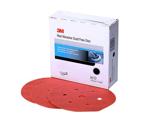 Super Price On 3m 1146 3m Red Abrasive Hookit Disc Dust Free 6 P100