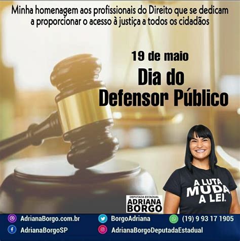 Dia do Defensor Público Adriana Borgo Website Oficial