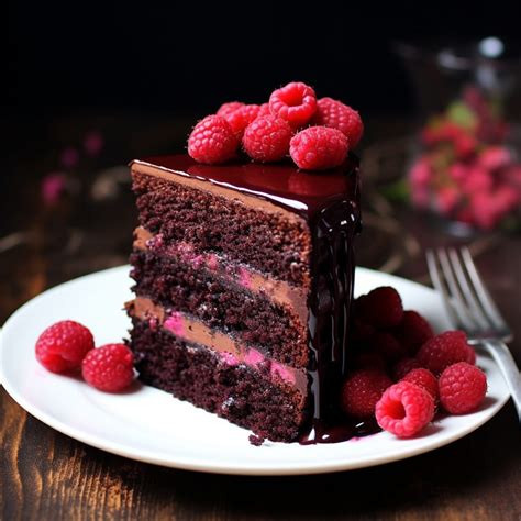 Chocolate Raspberry Cake Sattvic Recipes