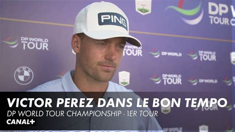 Plus Belle Carte Tricolore De La Journée Pour Victor Perez Dp World Tour Championship 1er Tour