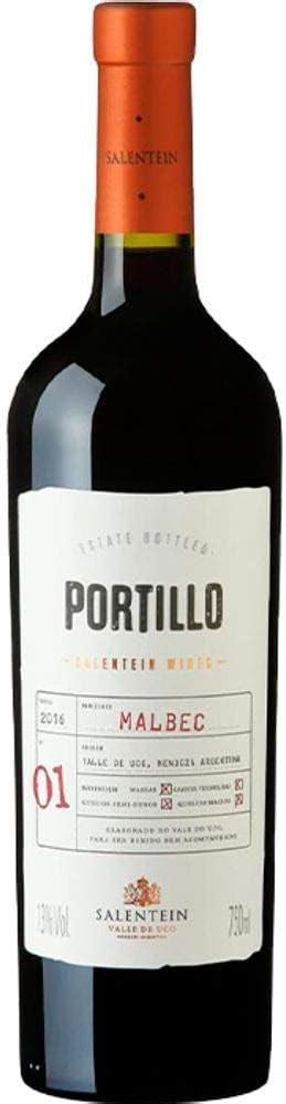 Vino Tinto Portillo Malbec 750 Ml Amazon Mx Hogar Y Cocina