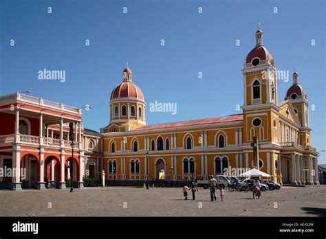 Cathedral Granada Nicaragua Central America Stock Photo Alamy