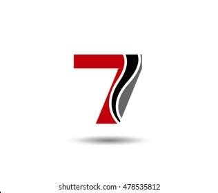 Number 7 Logo Vector Logotype Design Stock Vector (Royalty Free ...