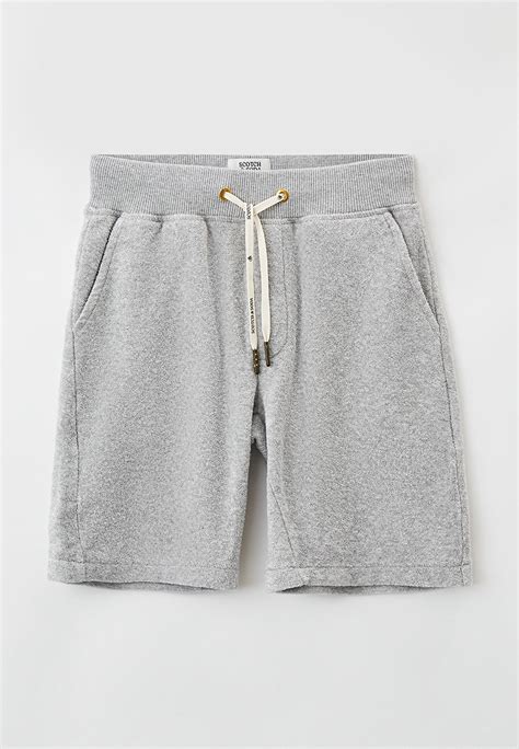 Шорты спортивные Scotch&Soda Grey Melange, цвет: серый, RTLABZ781901 ...