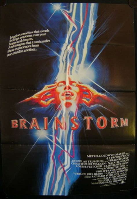 All About Movies Brainstorm Movie Poster Original One Sheet 1983