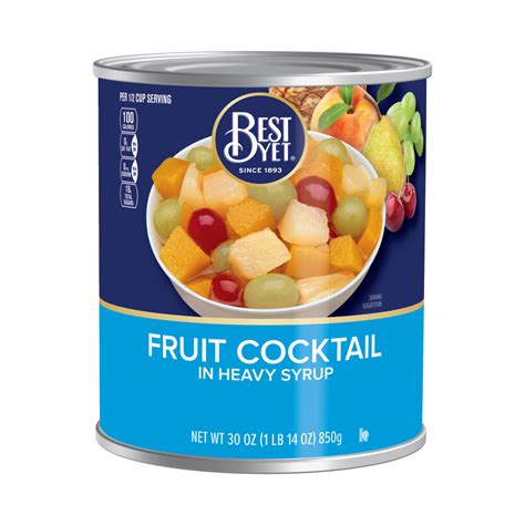 Fruit Cocktail In Heavy Syrup 30OZ - Best Yet Brand