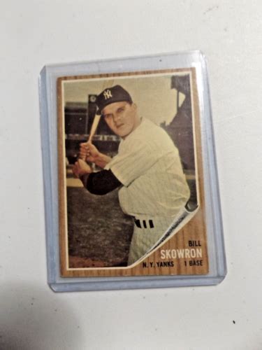 Topps Vintage Baseball Vg Ex Bill Skowron Ny Yankees Card Ebay