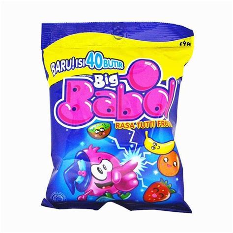 Promo Big Babol Permen Karet Rasa TUTTI FRUTTI 40 Butir Diskon 8 Di