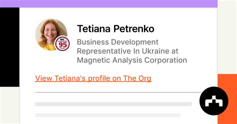 Tetiana Petrenko - Business Development Representative In Ukraine at ...