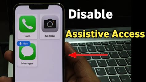 How To Turn Off Assistive Access In Iphone Youtube