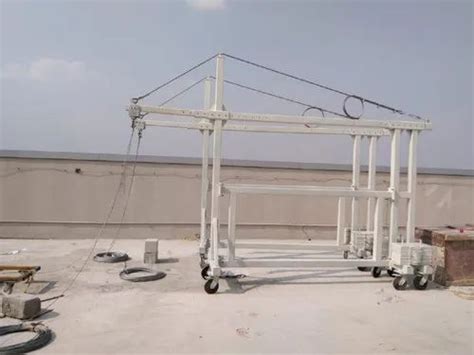 Mild Steel Pillar Mounted Jib Crane Max Travel Speed Meter Boom