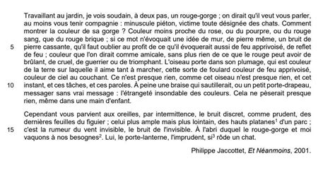 Vous Pouvez M Aide Svp Qui Parle Dans Ce Texte Quel Est Le Th Me Du