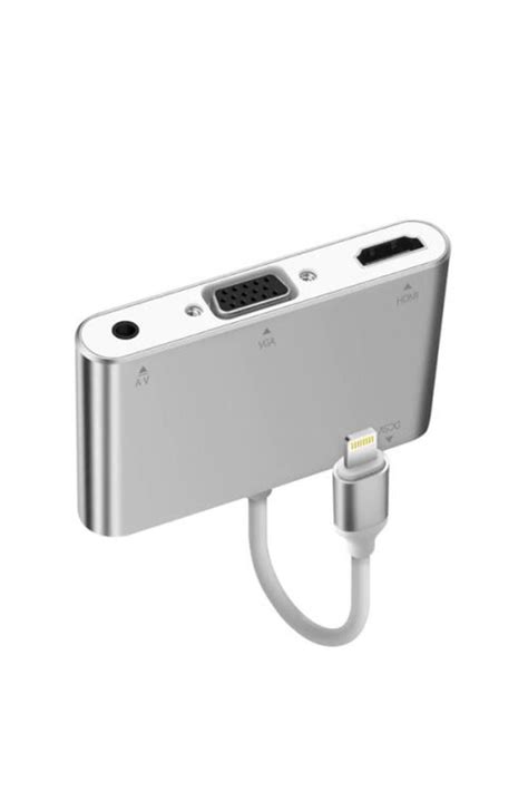 coofbe Iphone Ipad Vga Hdmi Dönüştürücü Iphone Görüntü Aktarım Kablosu ...