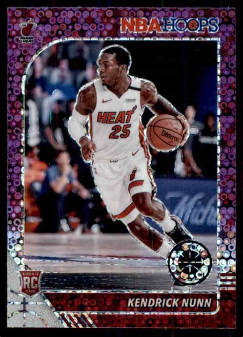 2019 20 Hoops Premium Stock Prizms Purple Disco Kendrick Nunn 250 EBay