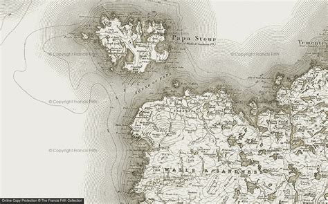 Old Maps Of Sandness Shetland Islands Francis Frith