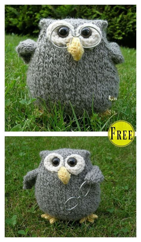 Adorable Puff Owl Free Knitting Pattern Owl Knitting Pattern