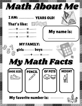 math activities math beginning   year math