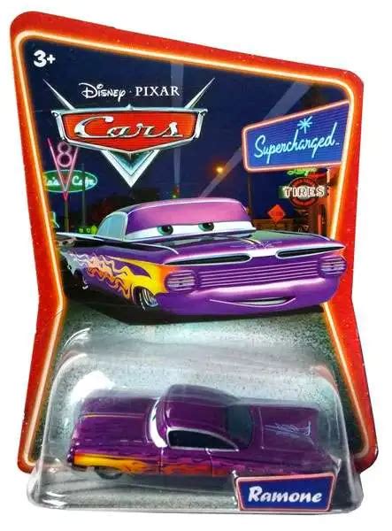 Disney Pixar Cars Supercharged Ramone 155 Diecast Car Purple Mattel Toys - ToyWiz