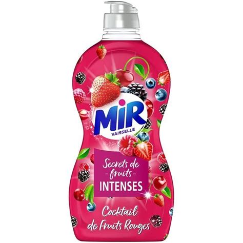 Mir Vaisselle Secrets De Fruits Intenses Liquide Vaisselle Ml