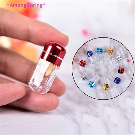 Amongspring 5pcs High Quality Empty Gela 0 Capsules Transparent