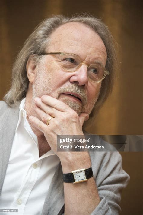 Benny Andersson of ABBA at the "Mamma Mia! Here We Go Again" Press ...